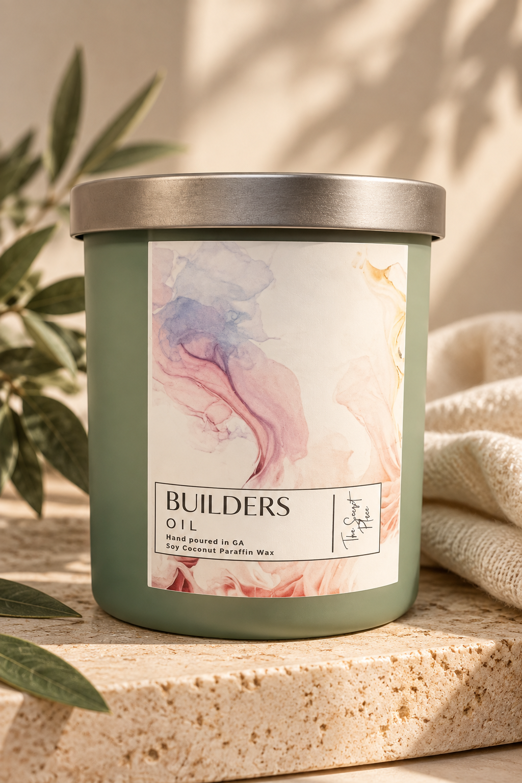 Builders Oil Candle from The Secret Place